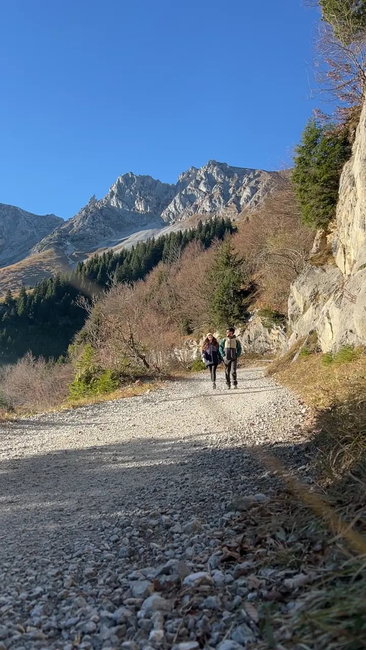People walking together outdoors
